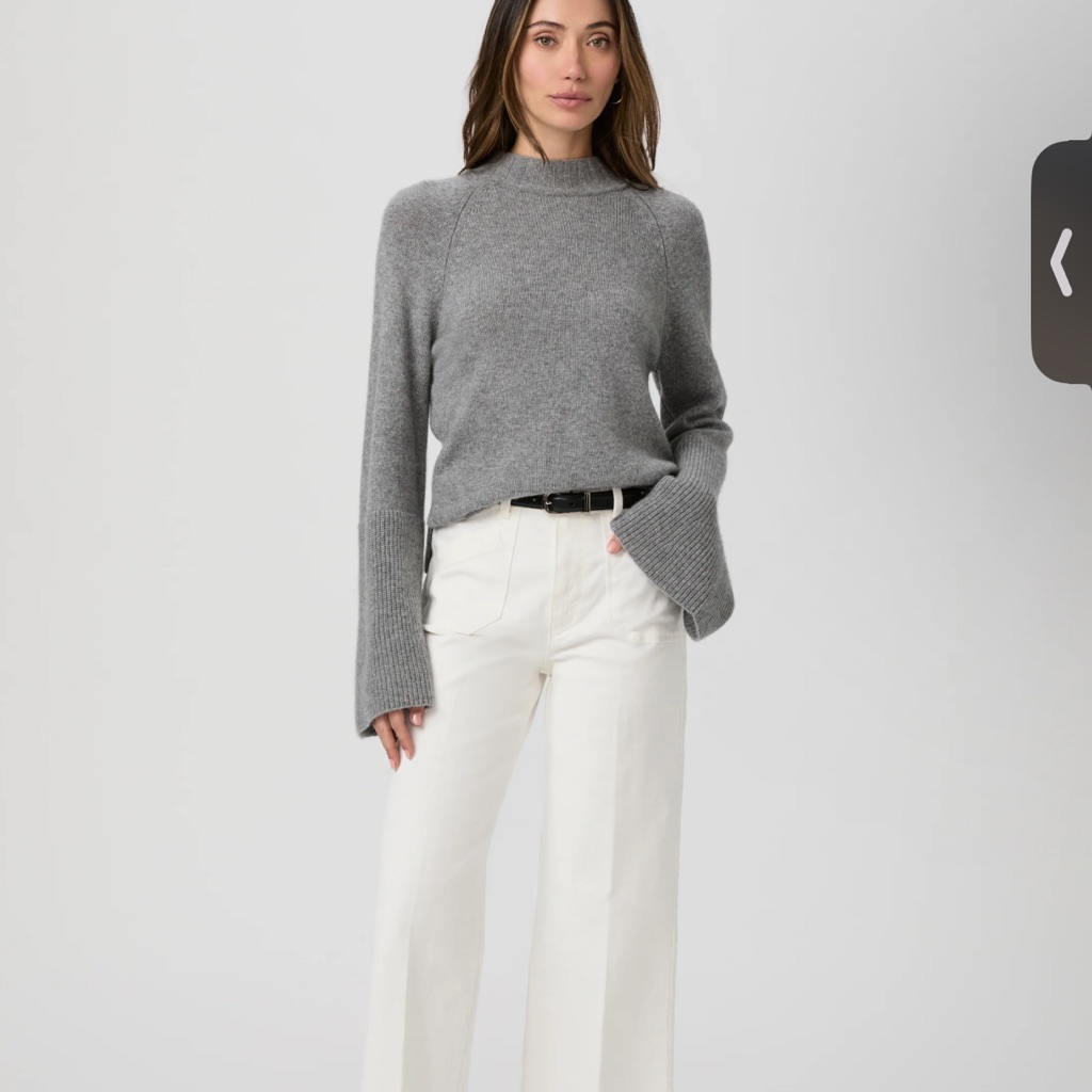 Paige White Wide Leg Jeans